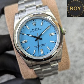 Rolex Oyster Perpetual Turquoise Blue dial- 41mm