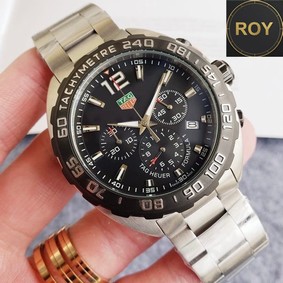 Tag Heuer F1 Black Dial Chronograph- 43mm