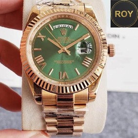 Rolex Daydate Rose Gold Green Dial Automatic – 40mm