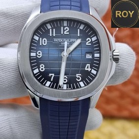 Patek Philippe Blue dial Rubber strap Automatic Movement -40mm