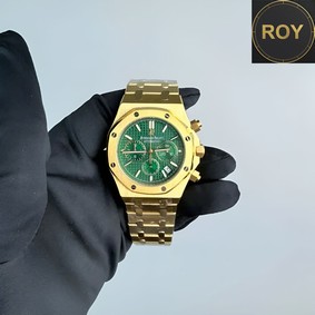 AP Audemars Piguet Green Dial Gold Stainless Steel- 42mm