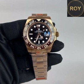 Rolex GMT Master II Root Beer Full Rose Gold- 41mm
