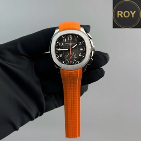 Patek Philippe Orange Rubber Strap Automatic- 40mm
