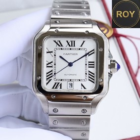 Cartier Santos White dial Automatic Movement -40mm