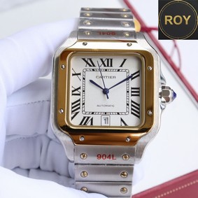 Cartier Santos White dial Automatic- 40mm