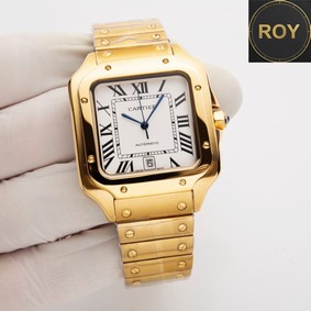 Cartier Santos? Gold Strap Automatic Movement – 40mm