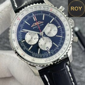 Breitling Navitimer Black Leather strap Chronograph- 46mm
