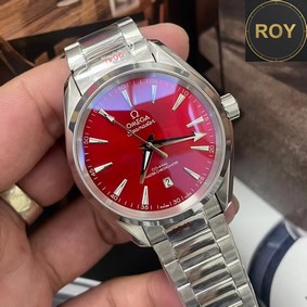 OMEGA Seamaster Aqua Terra Red Dial Automatic- 41mm