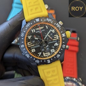Breitling Endurance Yellow Strap Chronograph Men’s -44mm