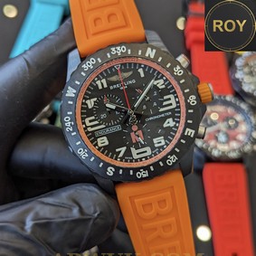 Breitling Endurance Chronograph Orange Strap -44mm