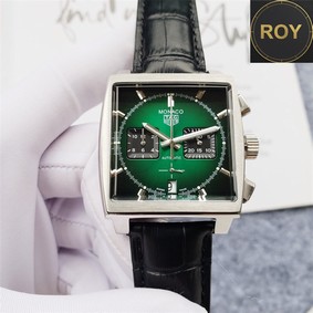 Tag Heuer Monaco Green Dial Chronograph- 39mm