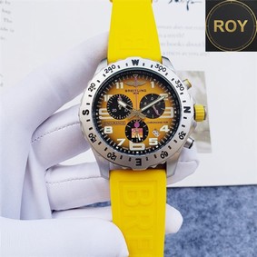 Breitling Endurance Yellow Dial Chronograph Men’s -44mm