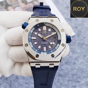 AP Audemars Piguet Blue Rubber Strap Chronograph – 42mm