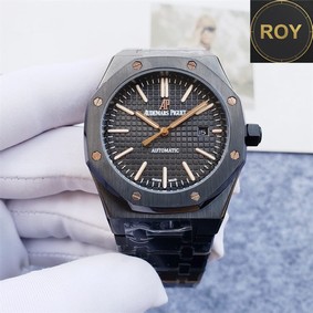 AP Audemars Piguet Black Stainless Steel Automatic- 41mm