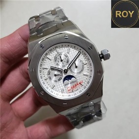 Audemars Piguet Silver Stainless Steel Automatic movements- 42mm
