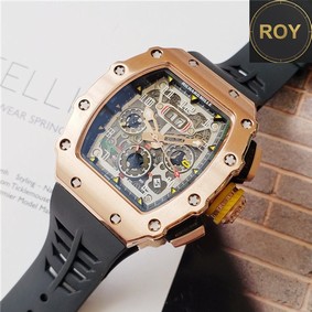 Richard Mille Automatic Movement Chronograph Rubber strap RM