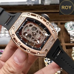 Richard Mille Automatic Movement Chronograph Black Rubber strap RM