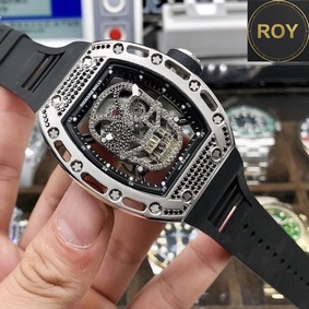 Richard Mille Automatic Movement Chronograph Black Rubber strap RM