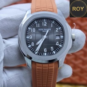 Patek Philippe Orange Rubber Strap Automatic- 40mm