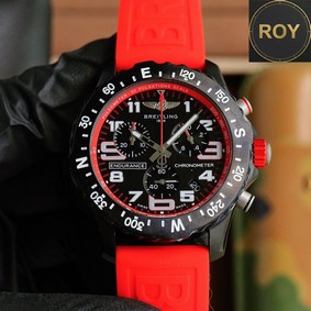 Breitling Endurance Red Strap Men’s -44mm